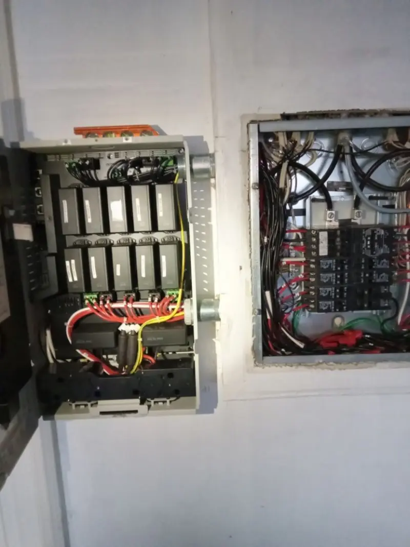 Electrical panel upgrade completed for Security Camera Wiring in Greeley